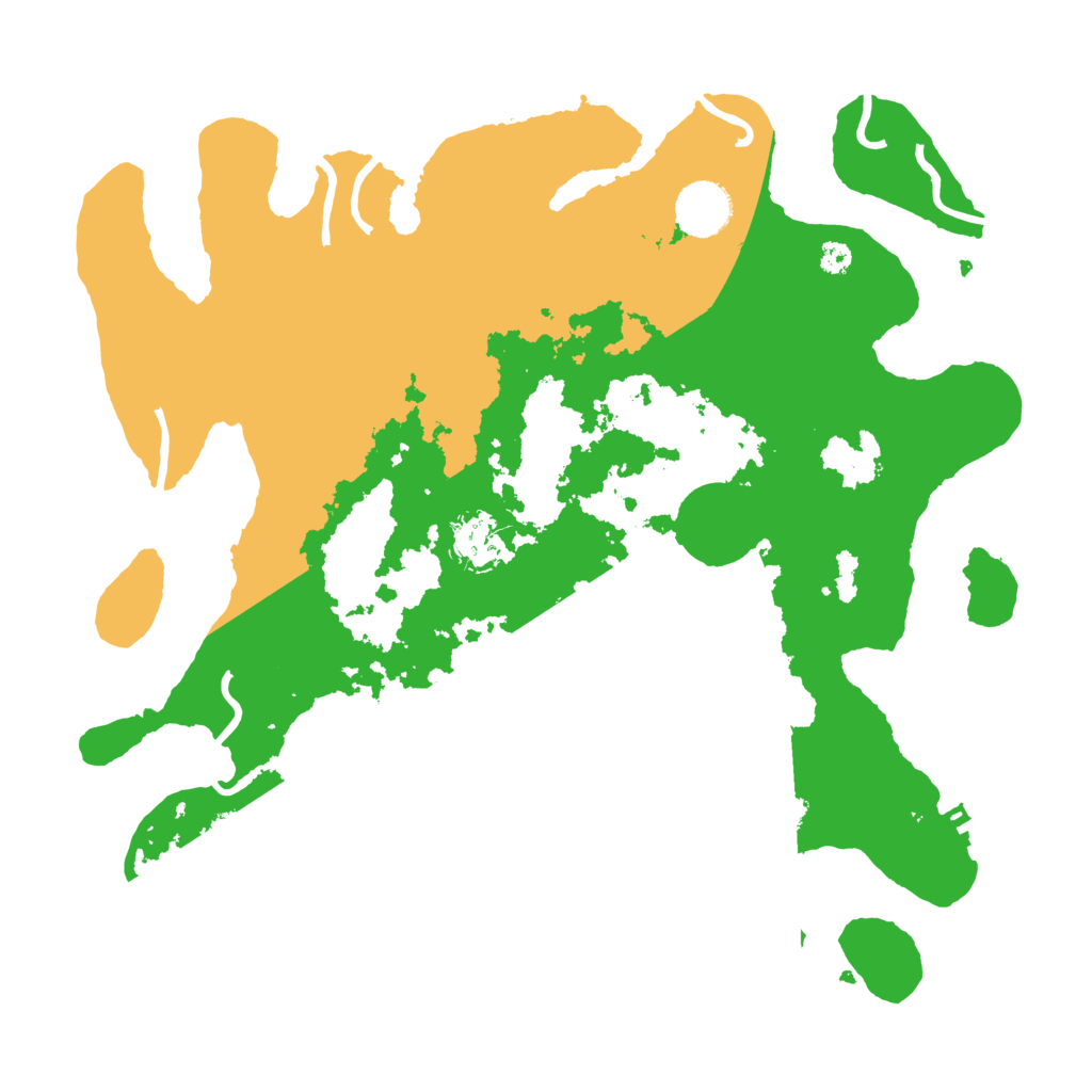 Biome Rust Map: Procedural Map, Size: 3500, Seed: 2161588