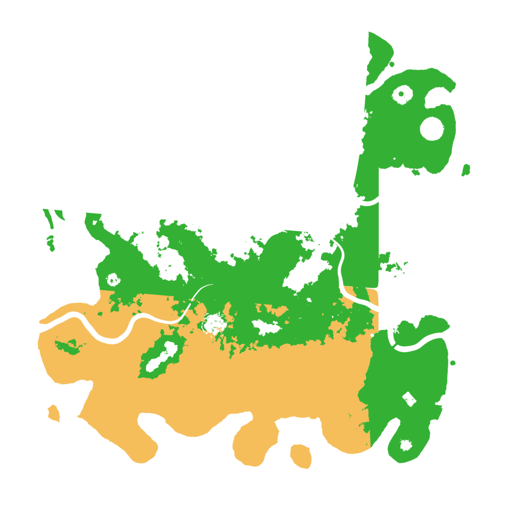 Biome Rust Map: Procedural Map, Size: 3950, Seed: 1234