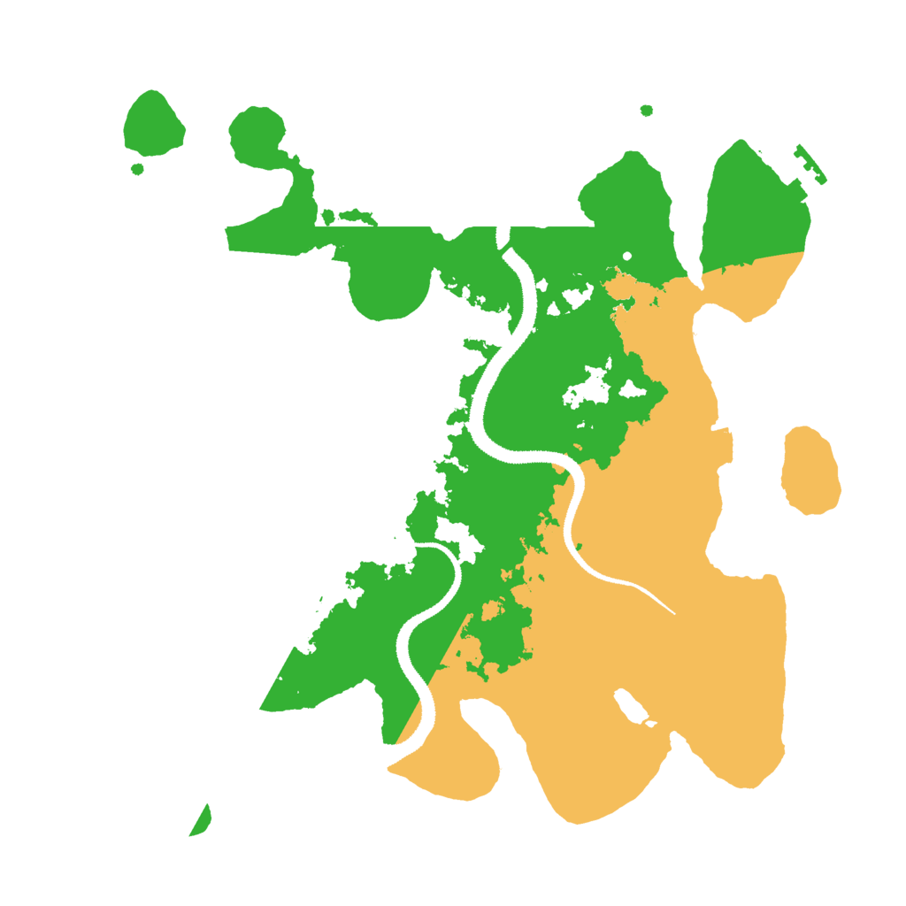 Biome Rust Map: Procedural Map, Size: 3000, Seed: 15400