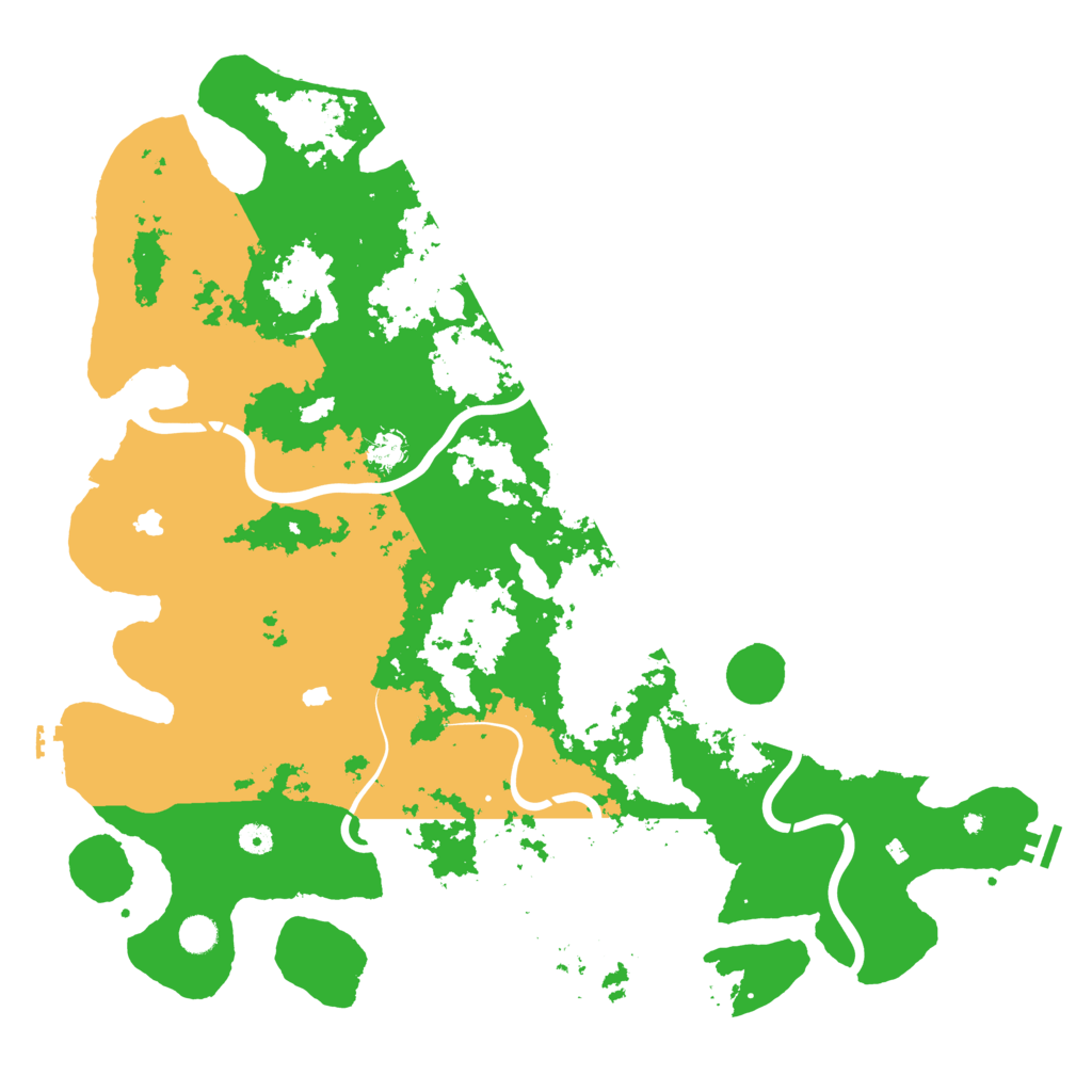 Biome Rust Map: Procedural Map, Size: 5000, Seed: 594095880