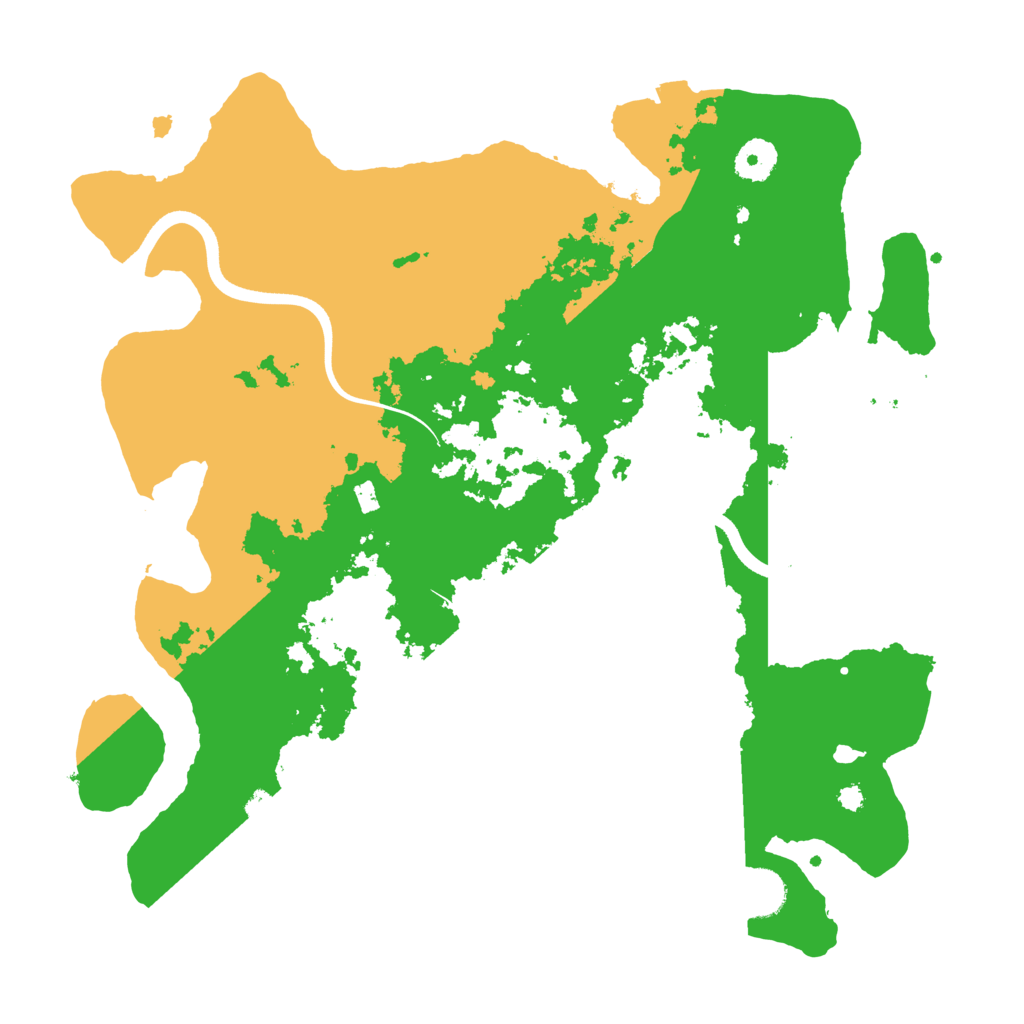 Biome Rust Map: Procedural Map, Size: 3700, Seed: 949761330