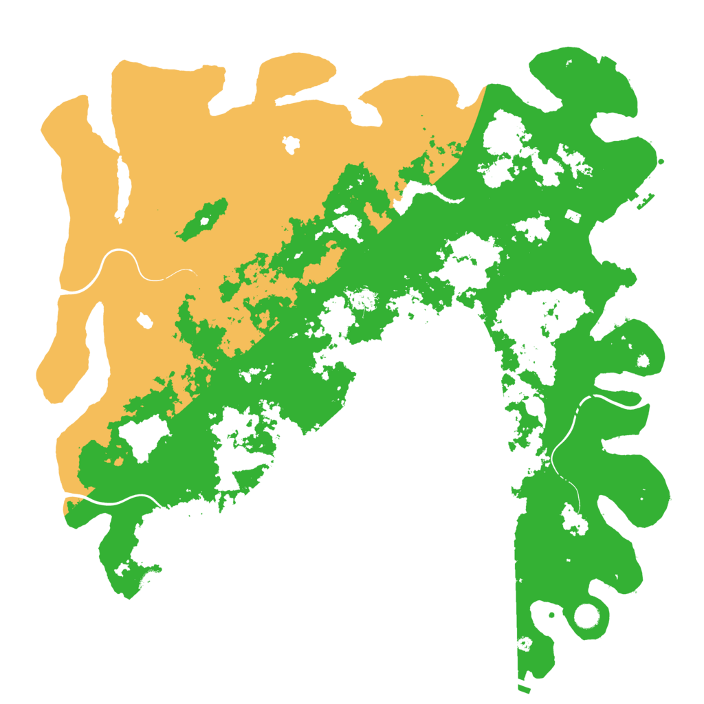 Biome Rust Map: Procedural Map, Size: 5000, Seed: 1880220005