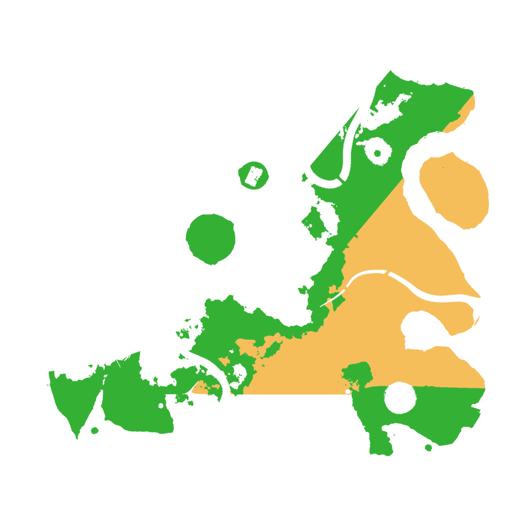 Biome Rust Map: Procedural Map, Size: 3000, Seed: 6243241