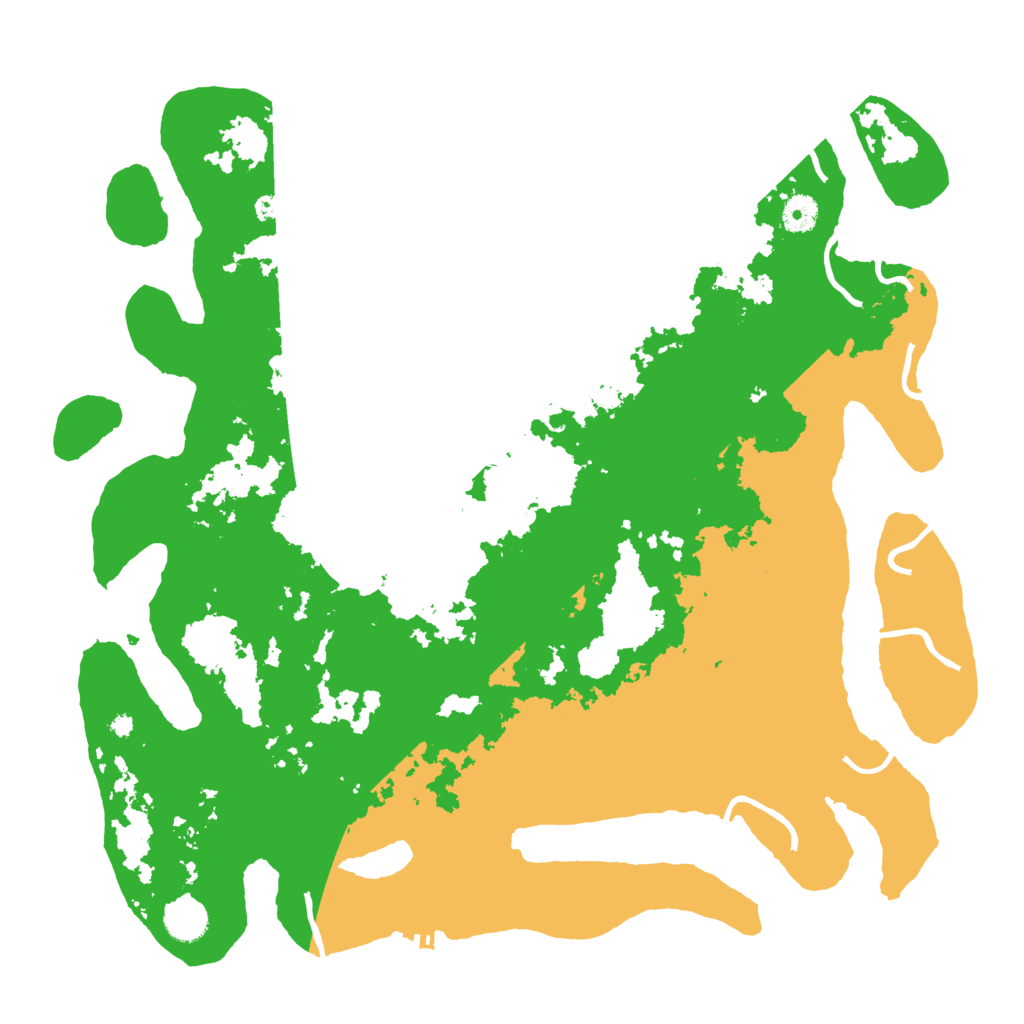 Biome Rust Map: Procedural Map, Size: 4200, Seed: 9372