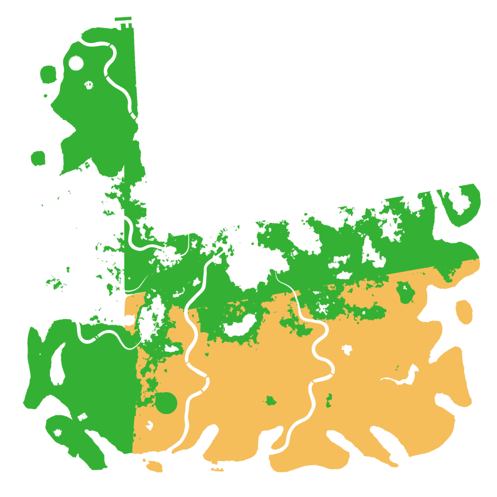 Biome Rust Map: Procedural Map, Size: 6000, Seed: 32156