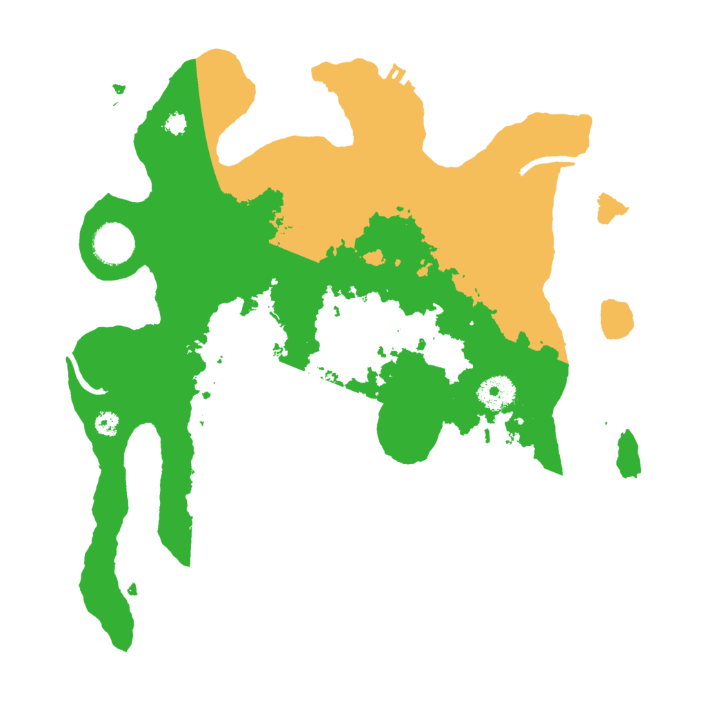 Biome Rust Map: Procedural Map, Size: 3000, Seed: 27804