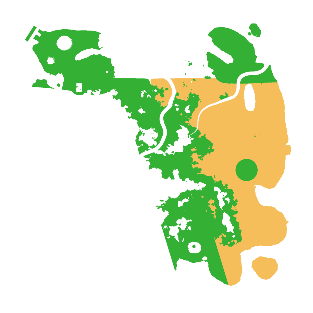 Biome Rust Map: Procedural Map, Size: 3750, Seed: 99699598