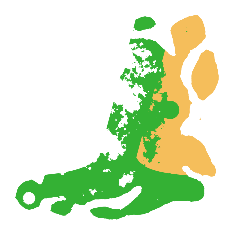 Biome Rust Map: Barren, Size: 3500, Seed: 216277988