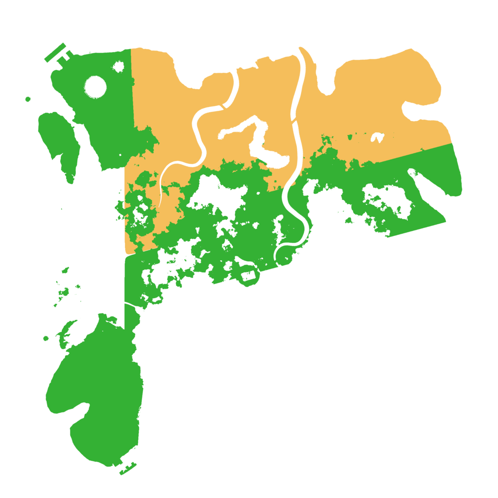 Biome Rust Map: Procedural Map, Size: 4000, Seed: 1259512358