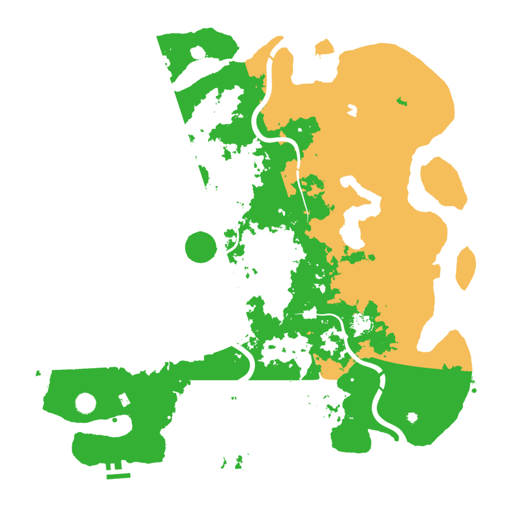 Biome Rust Map: Procedural Map, Size: 4300, Seed: 2751