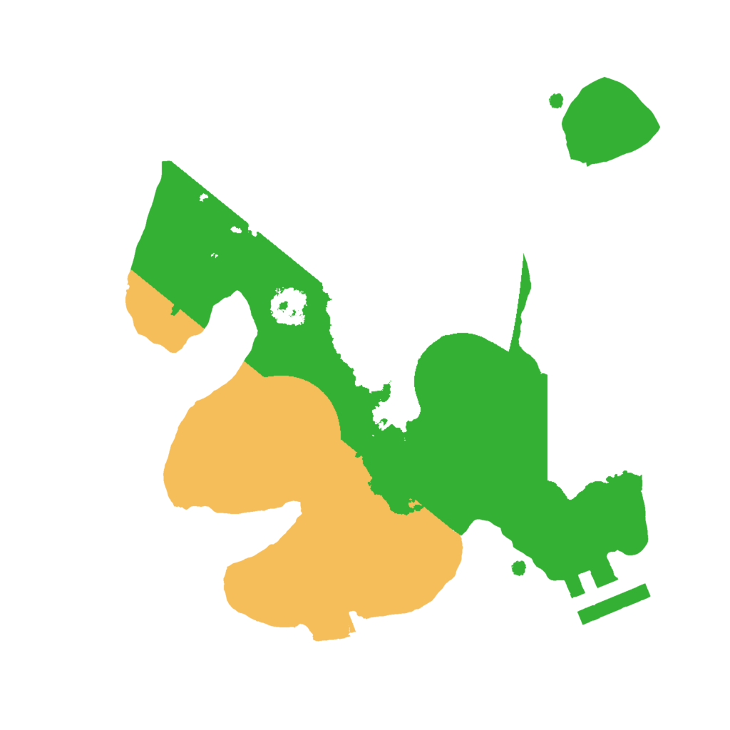 Biome Rust Map: Procedural Map, Size: 2000, Seed: 1614908773