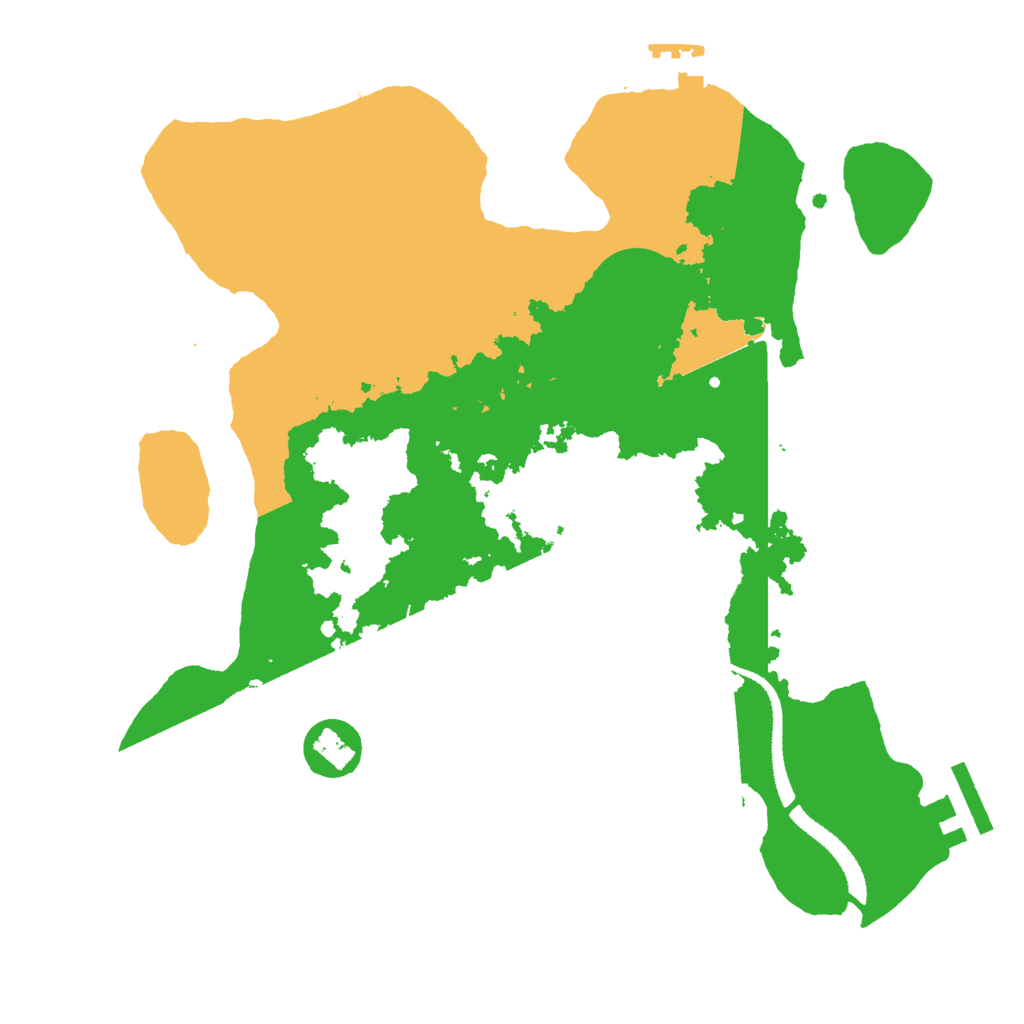 Biome Rust Map: Procedural Map, Size: 2800, Seed: 730582632