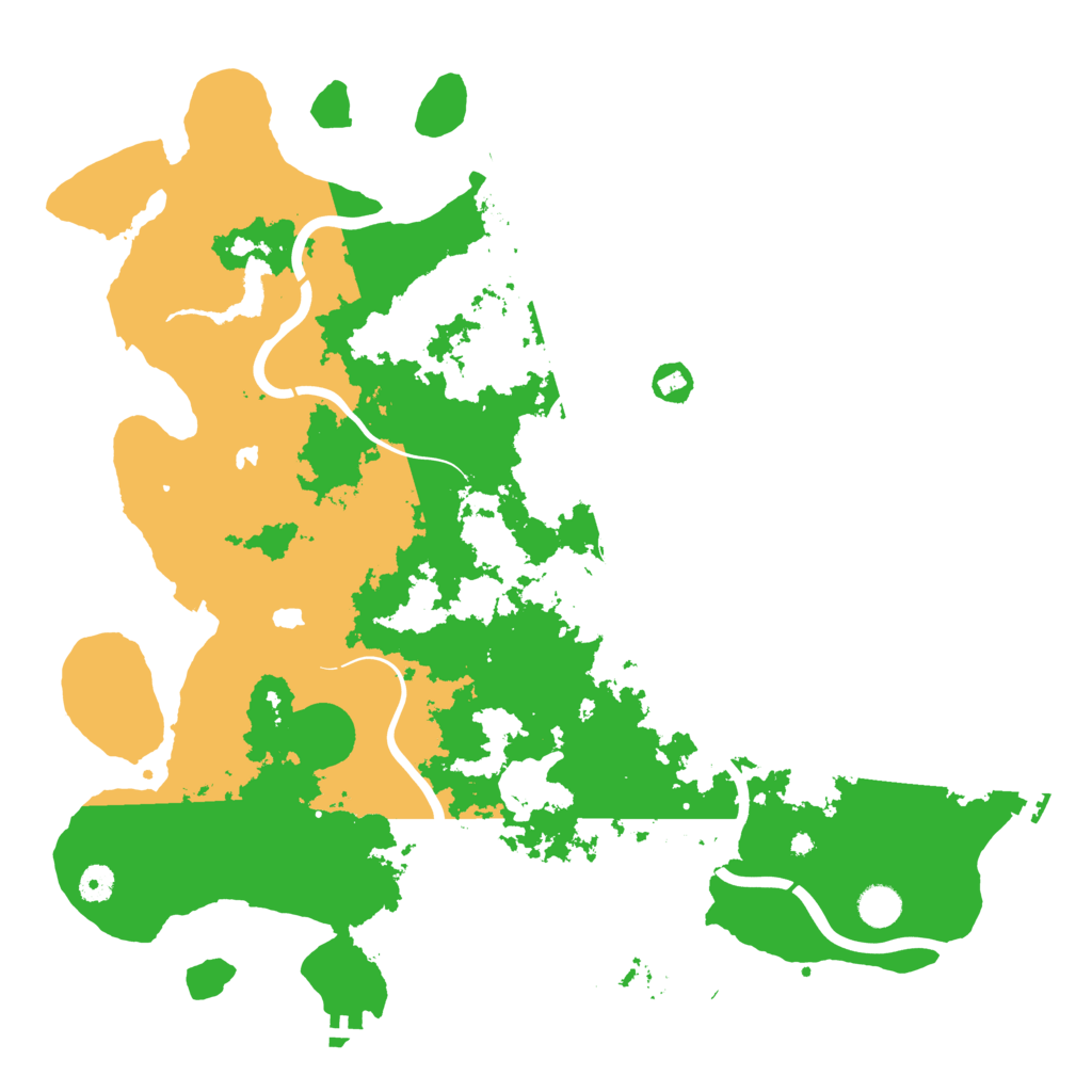 Biome Rust Map: Procedural Map, Size: 4500, Seed: 4046517