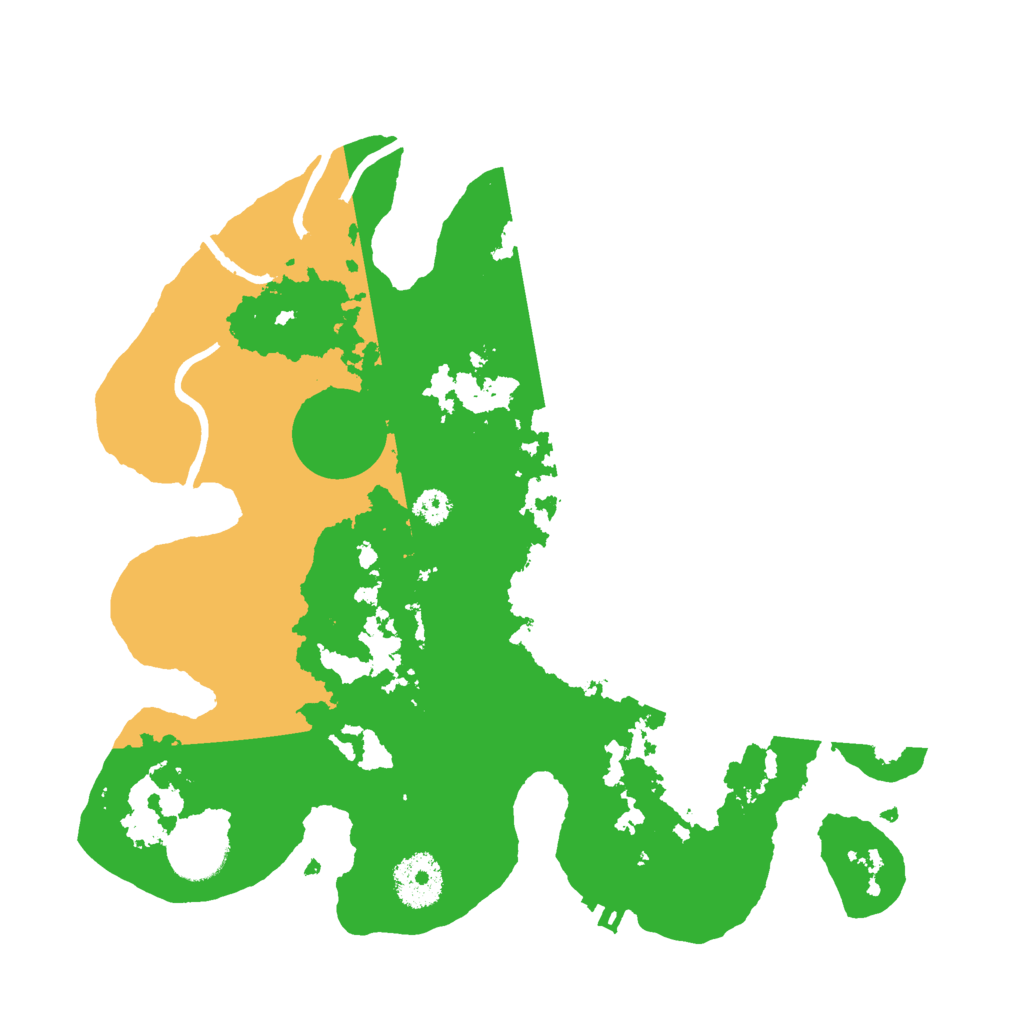 Biome Rust Map: Procedural Map, Size: 3000, Seed: 625954695