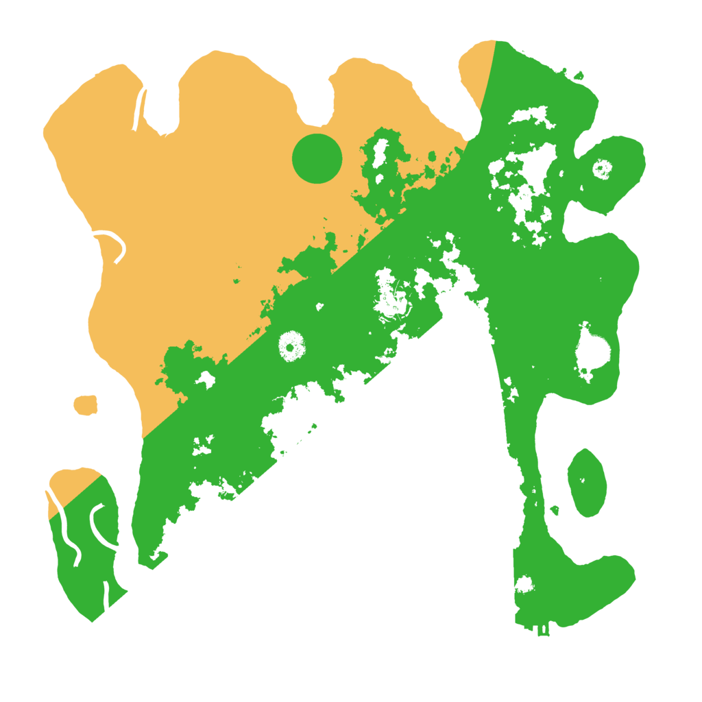 Biome Rust Map: Procedural Map, Size: 3700, Seed: 323277795