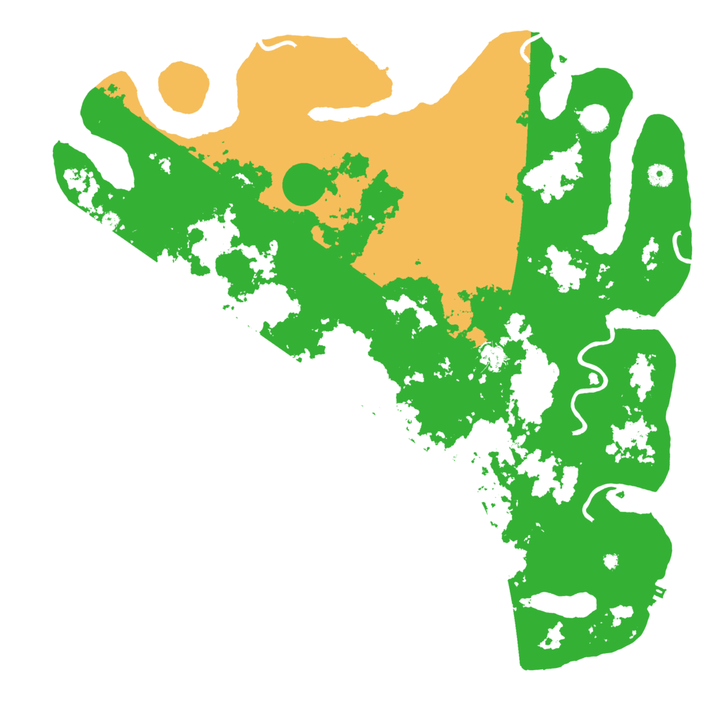 Biome Rust Map: Procedural Map, Size: 4500, Seed: 1399117