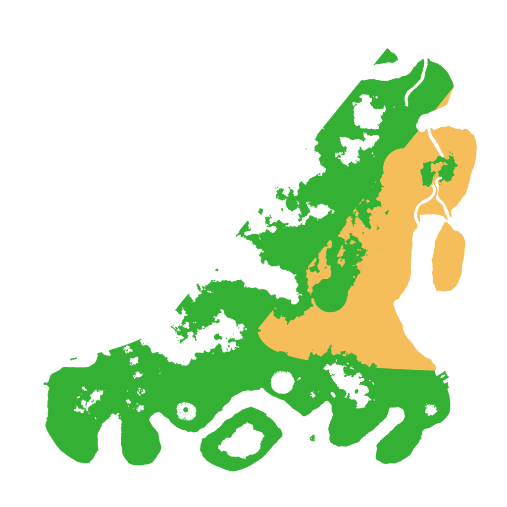 Biome Rust Map: Procedural Map, Size: 4000, Seed: 49762