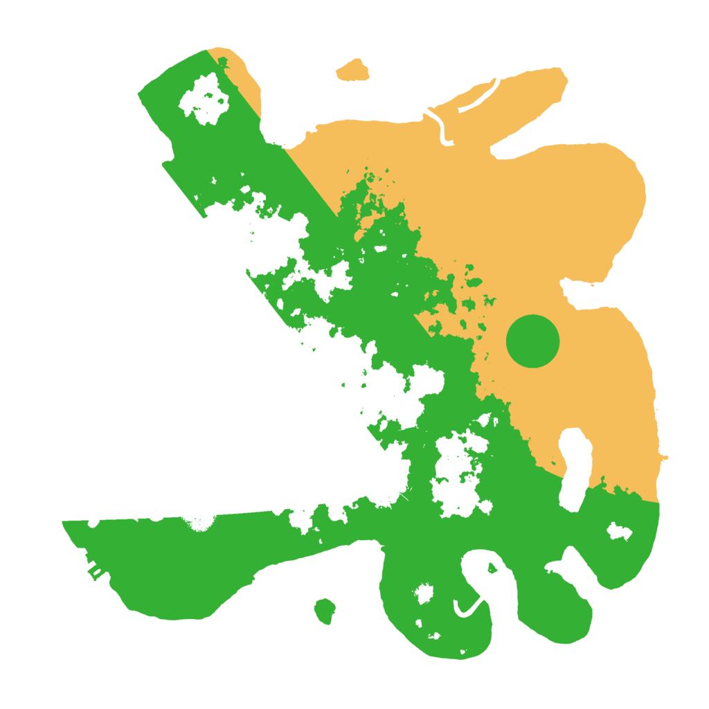 Biome Rust Map: Procedural Map, Size: 3500, Seed: 12497