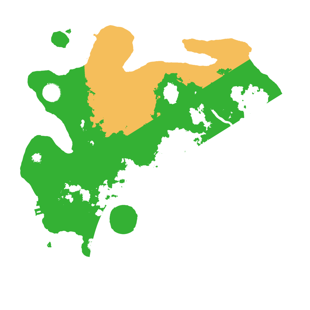 Biome Rust Map: Procedural Map, Size: 3000, Seed: 2443907