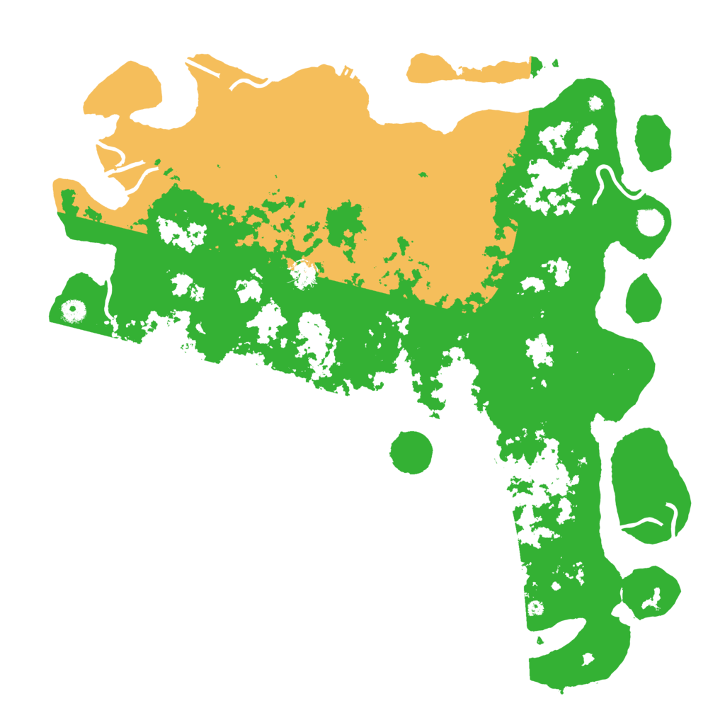 Biome Rust Map: Procedural Map, Size: 4750, Seed: 614726845