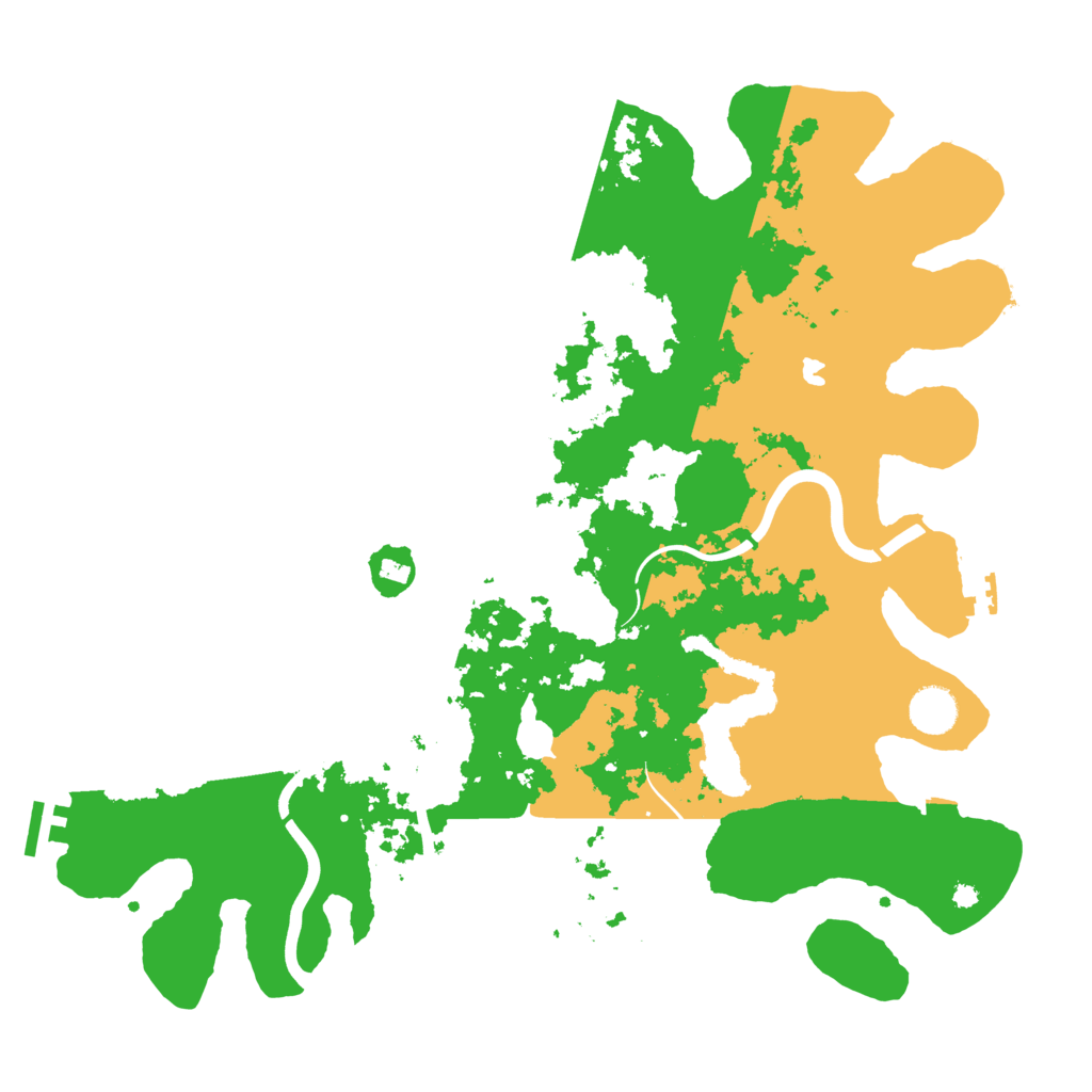 Biome Rust Map: Procedural Map, Size: 4000, Seed: 638152