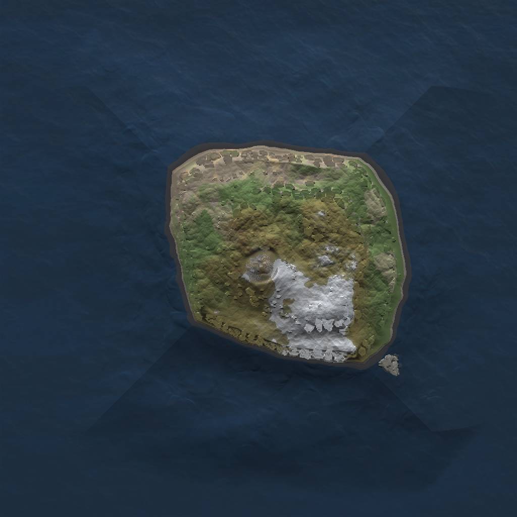 Rust Map: Procedural Map, Size: 1250, Seed: 289599788, 3 Monuments