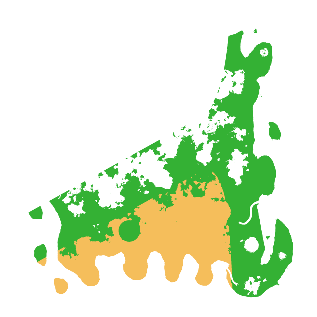 Biome Rust Map: Procedural Map, Size: 4000, Seed: 17343442