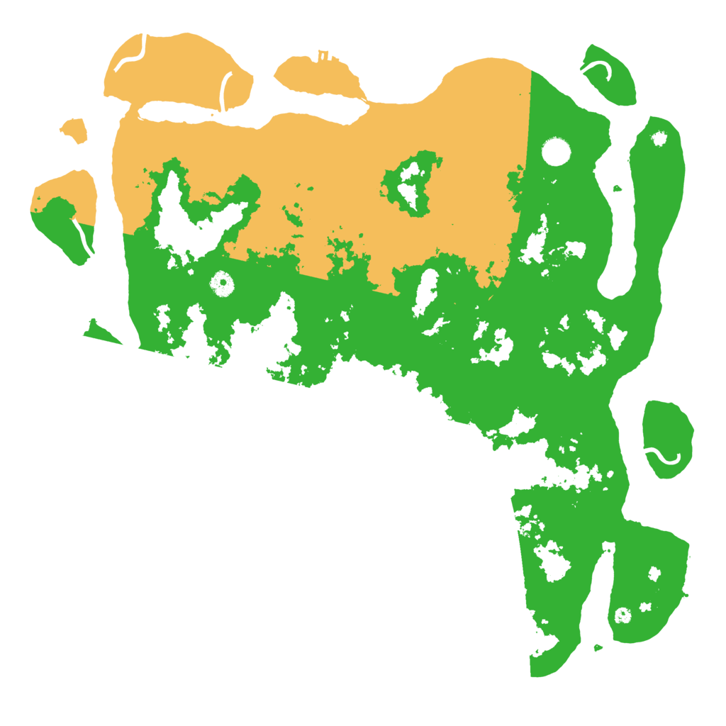 Biome Rust Map: Procedural Map, Size: 4500, Seed: 3108590