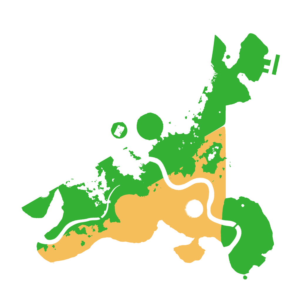 Biome Rust Map: Procedural Map, Size: 3000, Seed: 1262544700