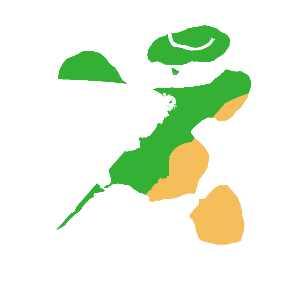 Biome Rust Map: Procedural Map, Size: 2000, Seed: 155