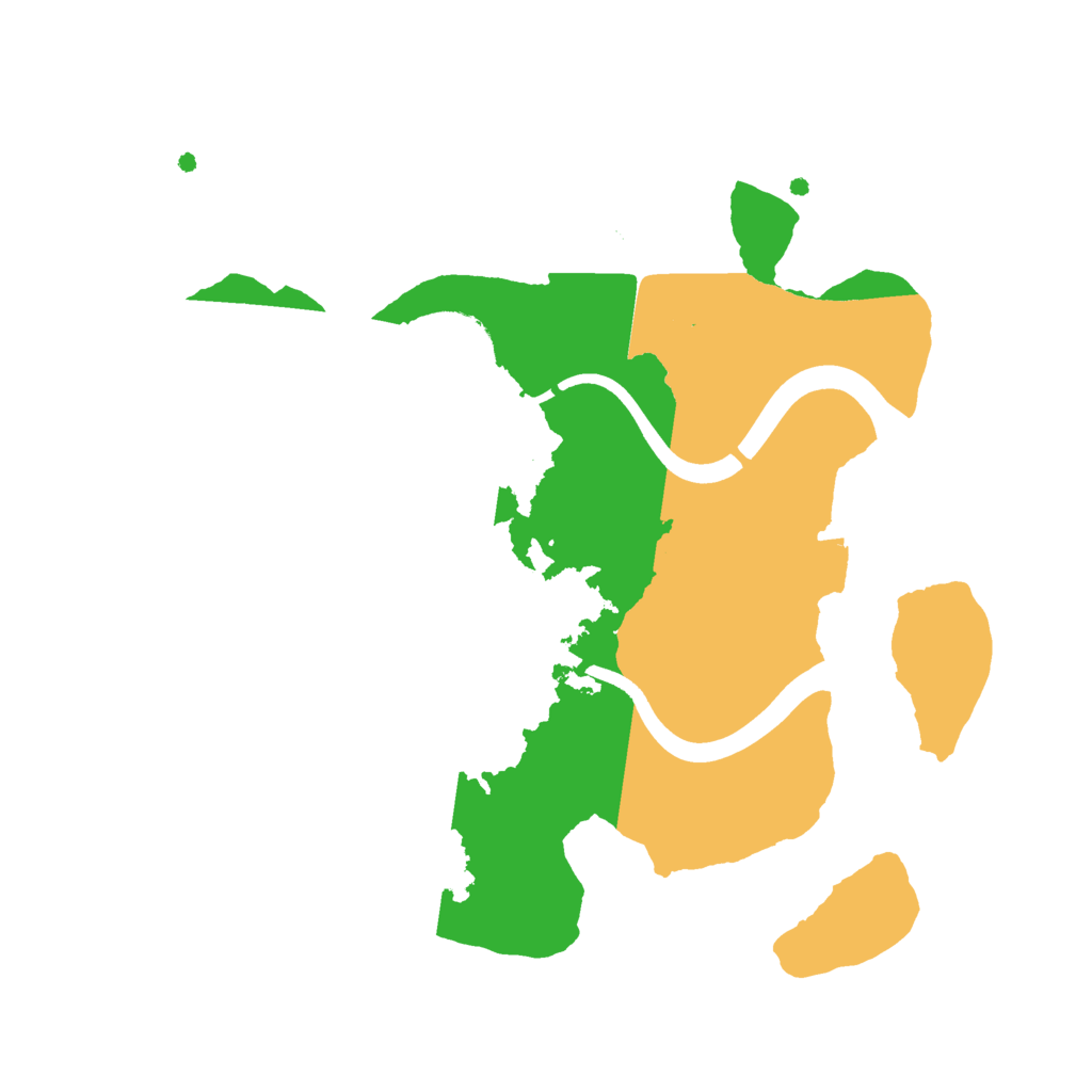 Biome Rust Map: Procedural Map, Size: 2350, Seed: 23656