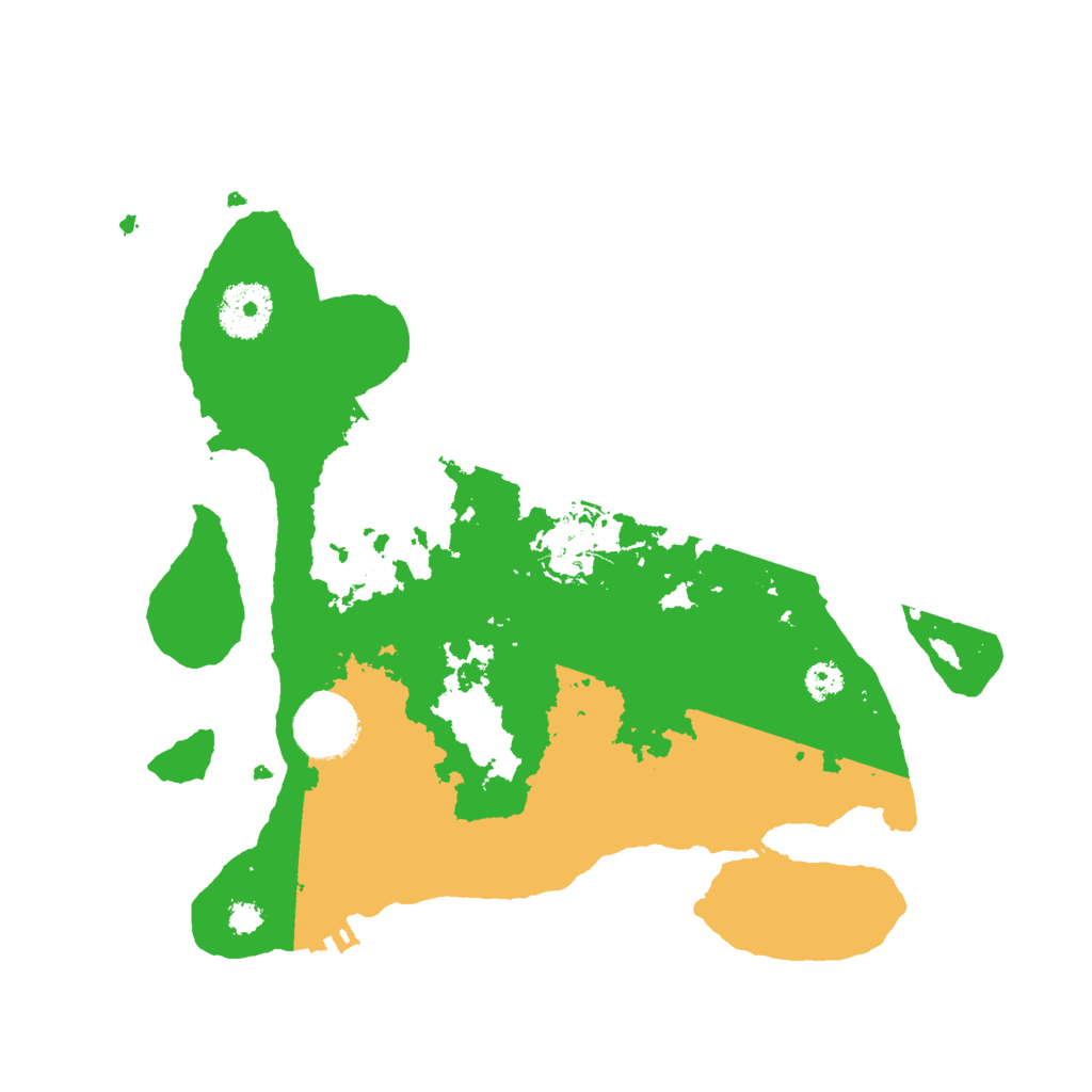 Biome Rust Map: Procedural Map, Size: 3000, Seed: 1929