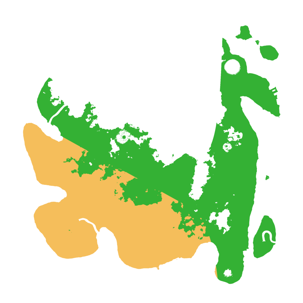Biome Rust Map: Procedural Map, Size: 3500, Seed: 26089002