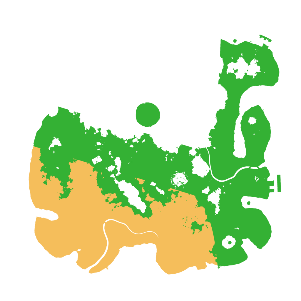 Biome Rust Map: Procedural Map, Size: 3500, Seed: 1910996147