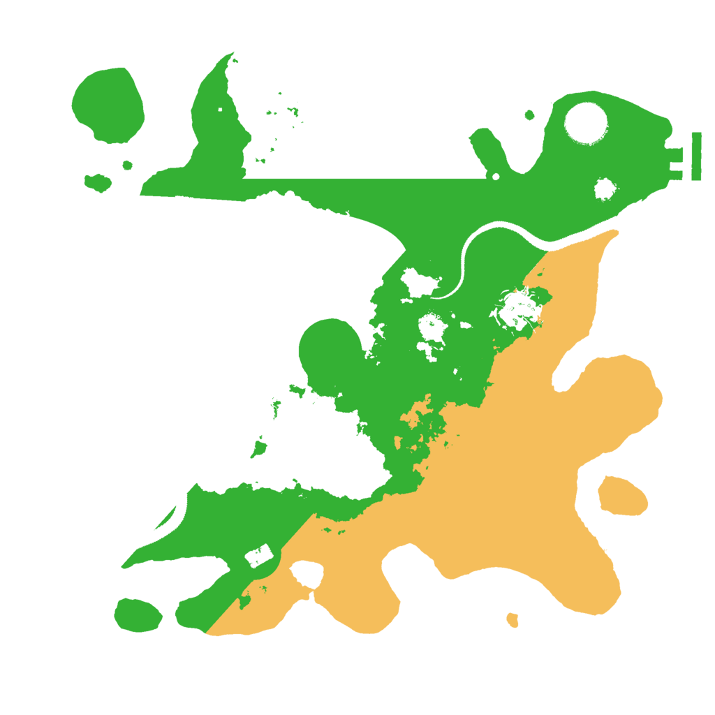 Biome Rust Map: Procedural Map, Size: 3000, Seed: 15025