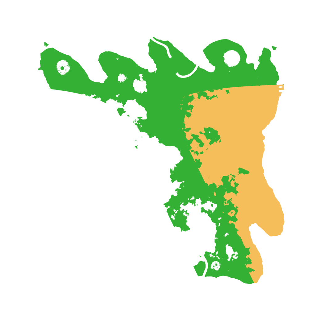 Biome Rust Map: Procedural Map, Size: 3500, Seed: 19952578