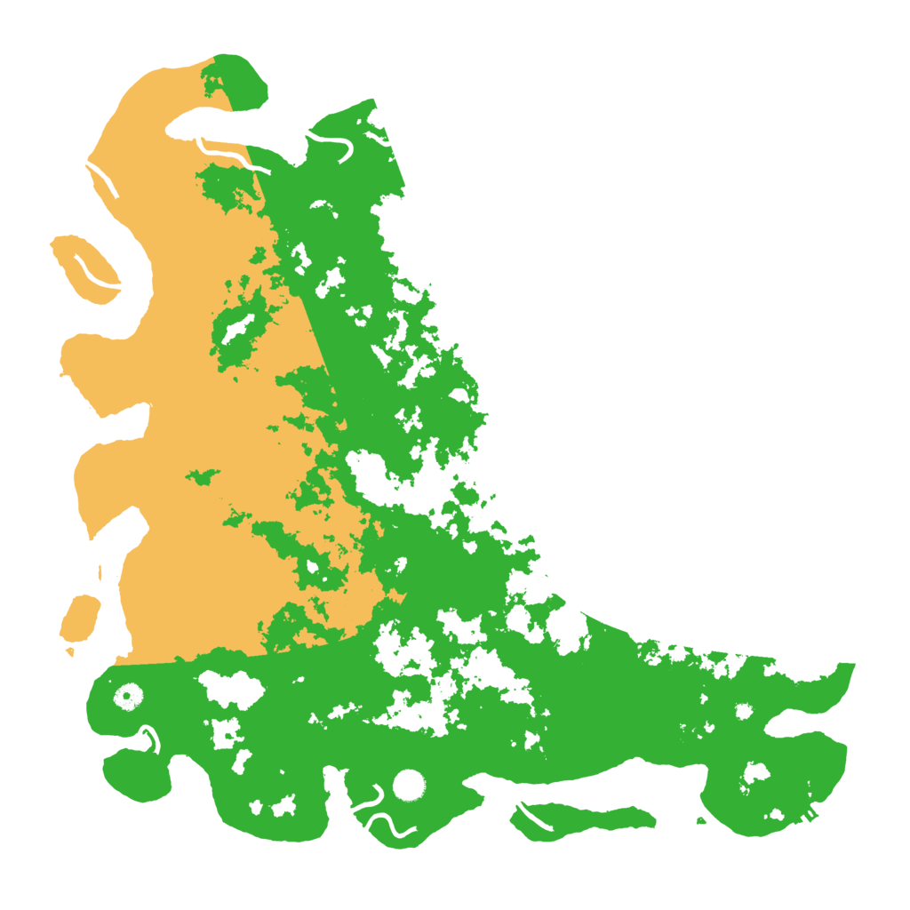 Biome Rust Map: Procedural Map, Size: 5000, Seed: 475241564