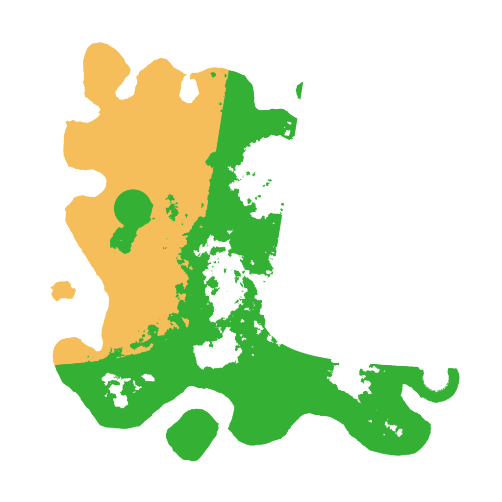 Biome Rust Map: Barren, Size: 3500, Seed: 489797760