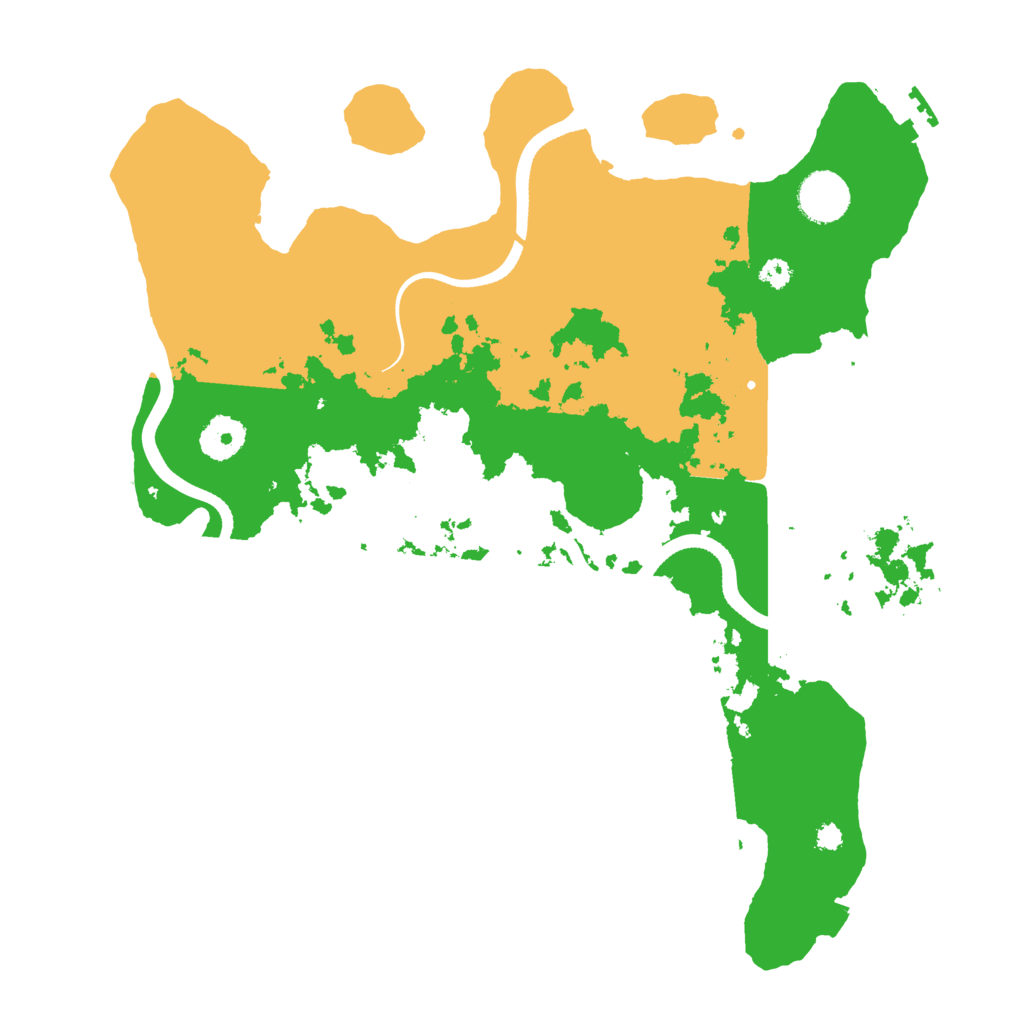 Biome Rust Map: Procedural Map, Size: 3500, Seed: 1671699013