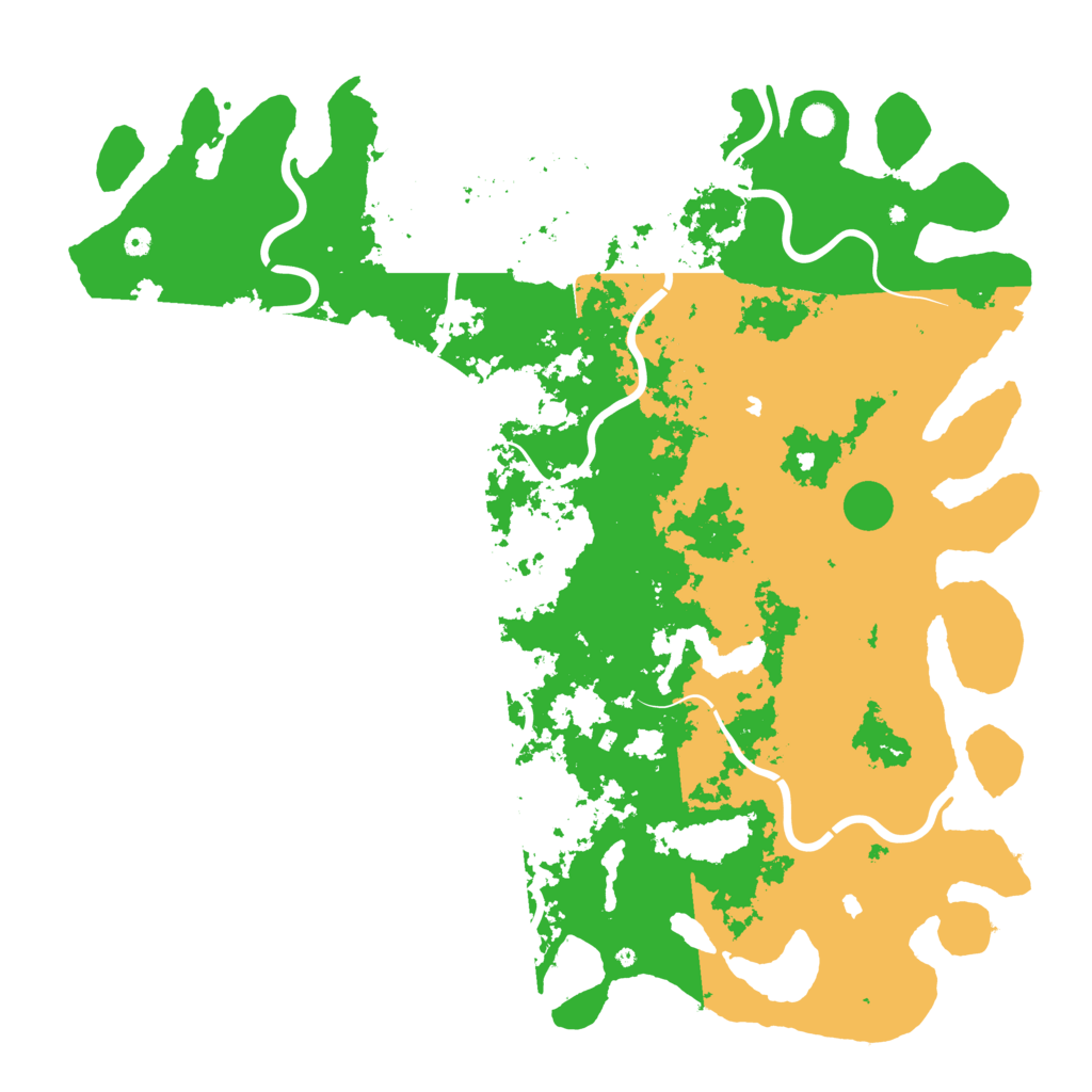 Biome Rust Map: Procedural Map, Size: 5800, Seed: 8561234
