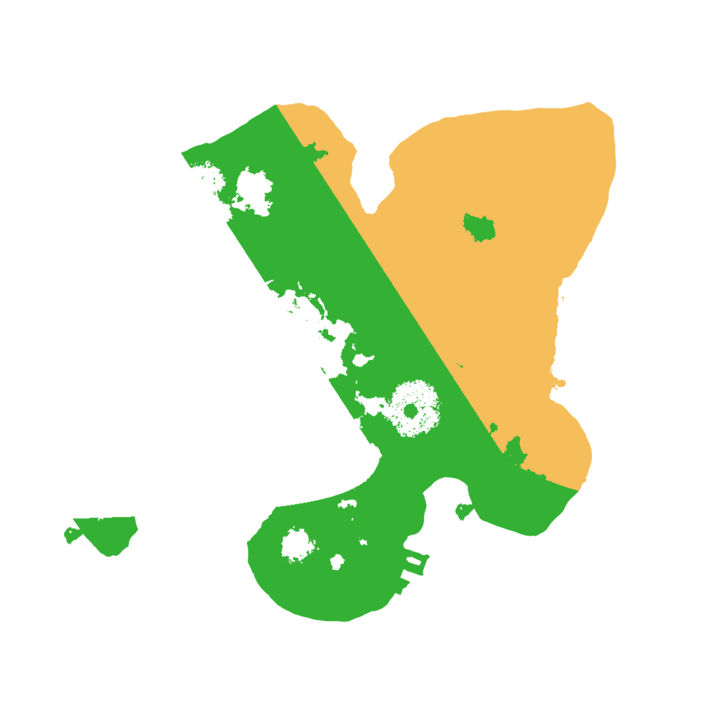 Biome Rust Map: Procedural Map, Size: 2000, Seed: 145