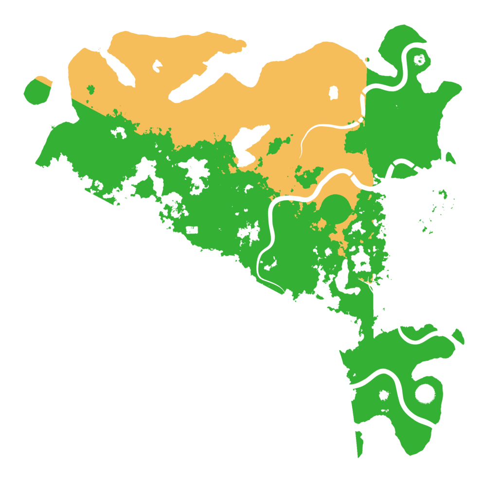 Biome Rust Map: Procedural Map, Size: 4500, Seed: 2057399028