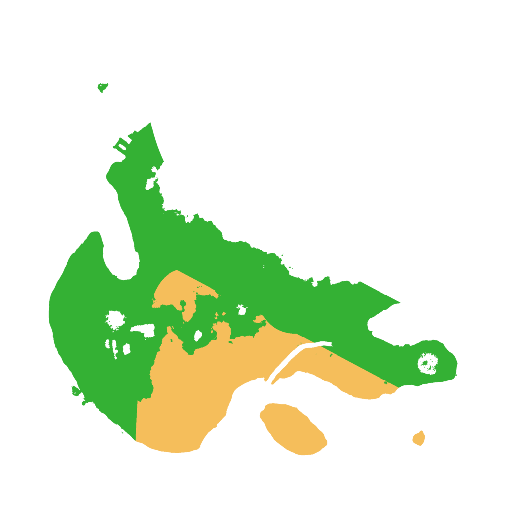 Biome Rust Map: Procedural Map, Size: 2500, Seed: 121108