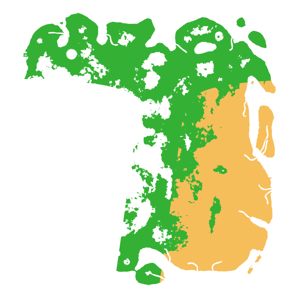 Biome Rust Map: Procedural Map, Size: 5000, Seed: 31490