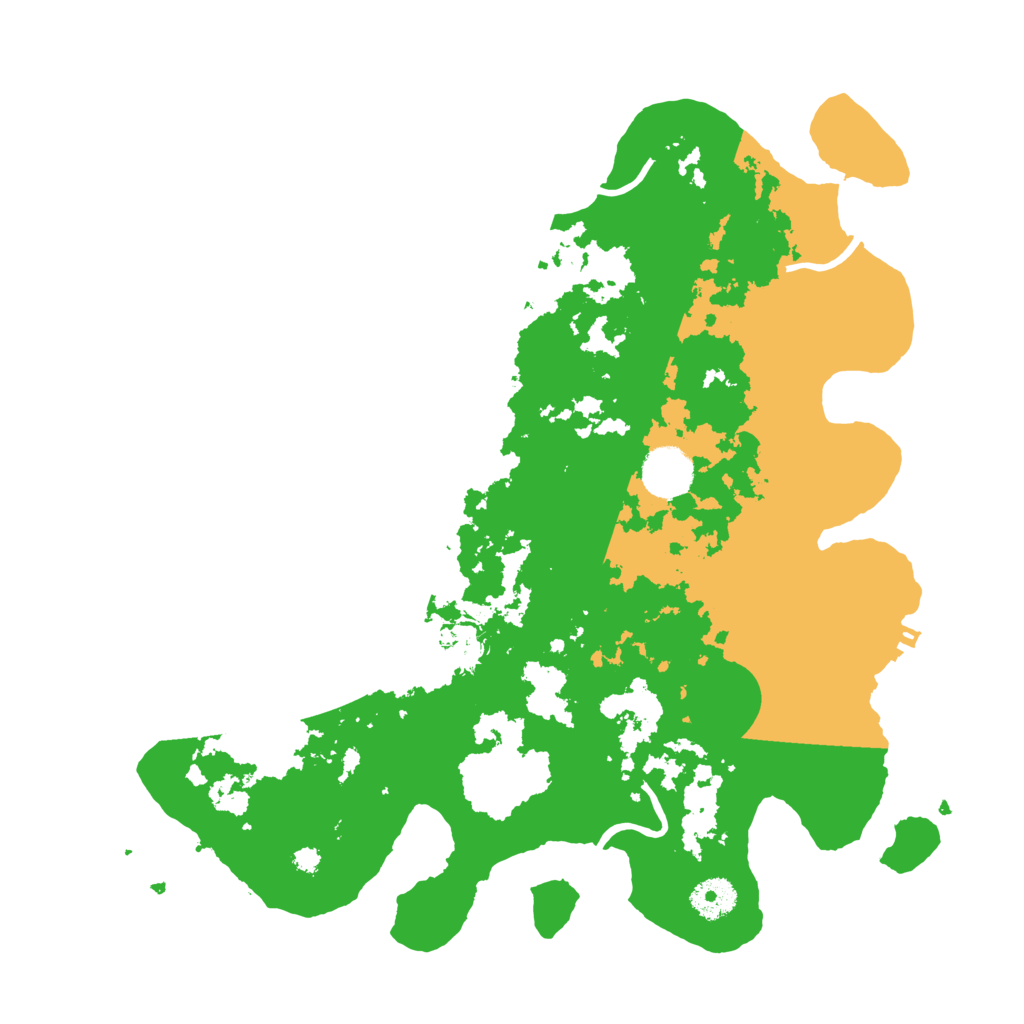 Biome Rust Map: Procedural Map, Size: 3600, Seed: 2147290229