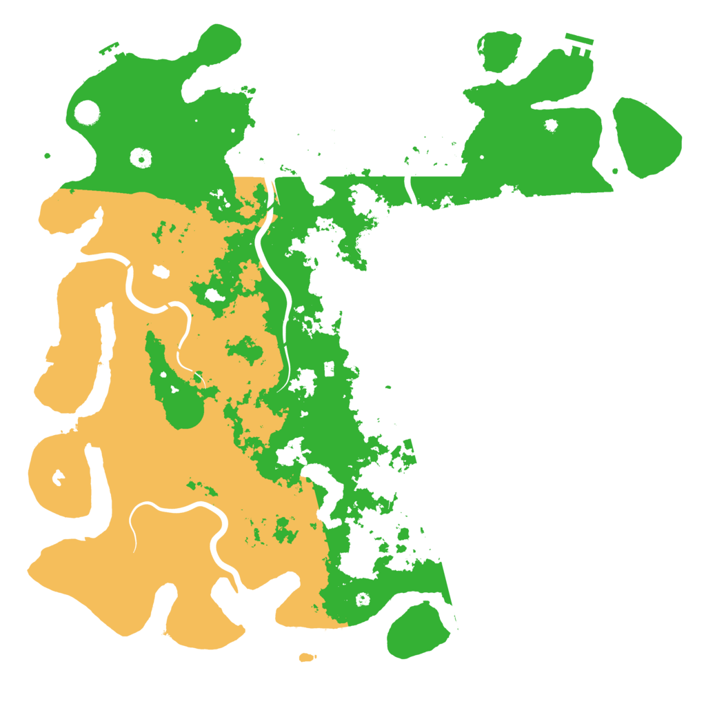 Biome Rust Map: Procedural Map, Size: 5000, Seed: 13106799