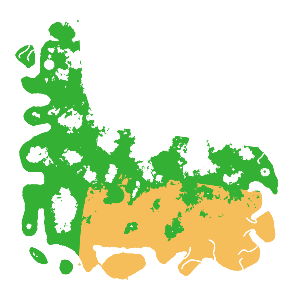 Biome Rust Map: Procedural Map, Size: 5000, Seed: 15096159