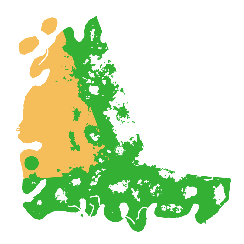 Biome Rust Map: Procedural Map, Size: 4500, Seed: 3494133