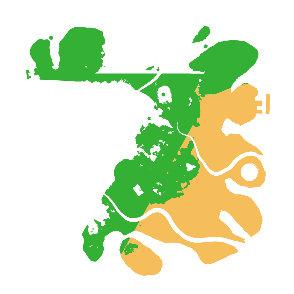 Biome Rust Map: Procedural Map, Size: 3000, Seed: 29428430