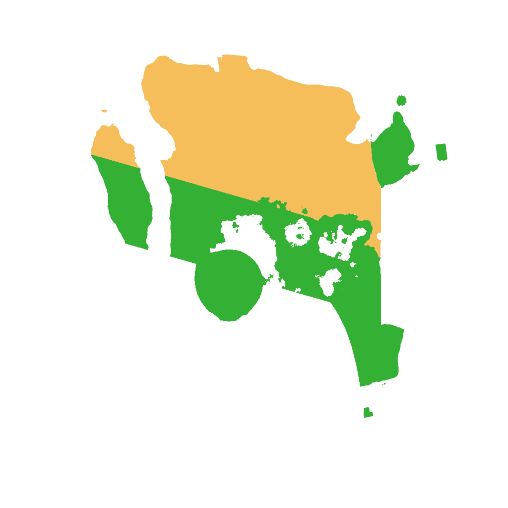 Biome Rust Map: Procedural Map, Size: 2000, Seed: 807278335